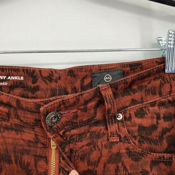 AG Adriano Goldschmied The Farrah Corduroy Pants Size 27 High Rise Skinny Ankle - Picture 4 of 12